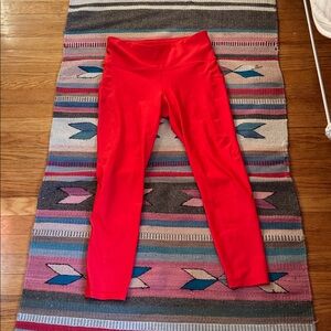 Athleta Interval 7/8 Legging in cardinal (true red)